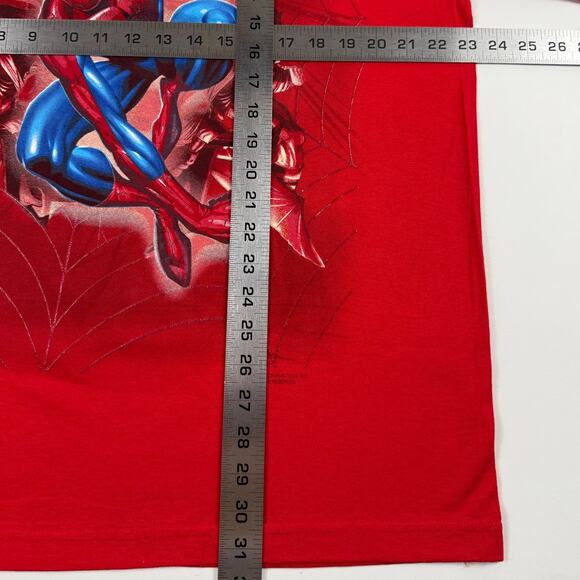 Vintage Spiderman x Green Goblin Marvel Superhero Comic 2002 Promo Shirt NWT XL - Picture 8 of 8